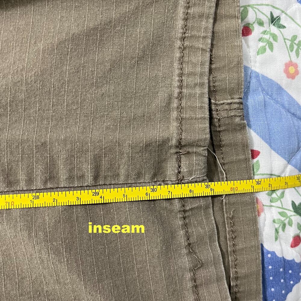 Wrangler Relaxed Fit Cargo Pants Mens 42x31 Cotton Spandex Stretch Utility Green - Picture 10 of 14